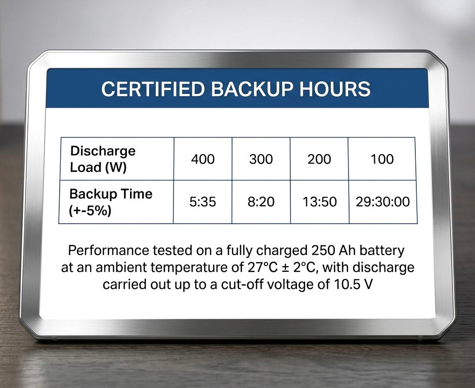 ENERZ 250 AH CP TT-3334 PRO Tall Tubular C20 Inverter Battery, Life-Span 7-9 Years  – Long Life, Fast Charging, Built for Power Cuts (48-Month Warranty)